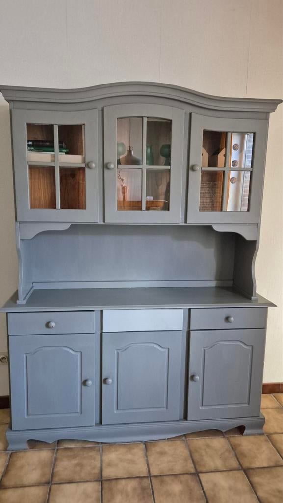 Vitrinekast met 6 deuren en 2 schuiven, Huis en Inrichting, Ophalen