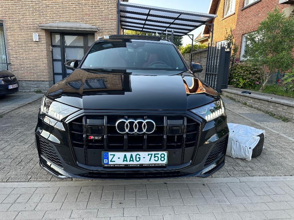 Audi SQ7 Competition 507pk V8 FULL Bang Olufsen Netto 66116, Auto's, Automaat, SQ7, Euro 6, Zwart