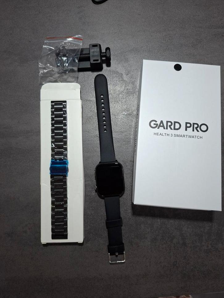 Smartwatch Gard pro NIEUW, Handtassen en Accessoires, Smartwatches, Hartslag, Ophalen