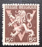België: OBP 674A-V ** Heraldieke leeuw 1944., Frankeerzegel, Ophalen of Verzenden, Zonder stempel, Postfris