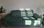 Mooie donkergroene zetel, Maison & Meubles, Canapés | Salons, 75 à 100 cm, 200 à 250 cm, Banc droit, Enlèvement