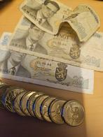 50franken in munten en 3 van 20 biljetten, Postzegels en Munten, Ophalen, Munten