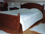 Slaapkamer, Huis en Inrichting, Slaapkamer | Bedden, Ophalen, Gebruikt, Bruin, 140 cm
