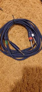Gebalanceerde jack naar 2 mono jack kabels, Ophalen of Verzenden