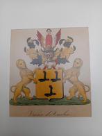 Gravure ancienne, blason quotidien de Vranx, lot 169, Enlèvement ou Envoi