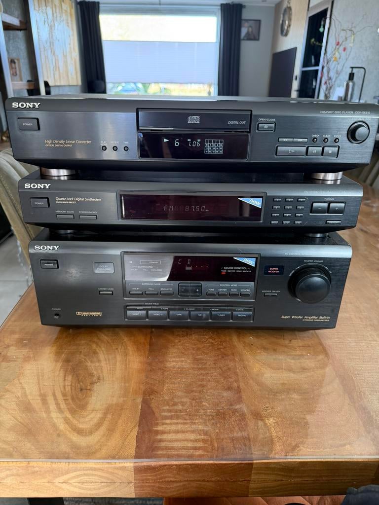 Sony stereo installatie losse componenten, Enlèvement ou Envoi, Comme neuf, Sony, Composants en vrac