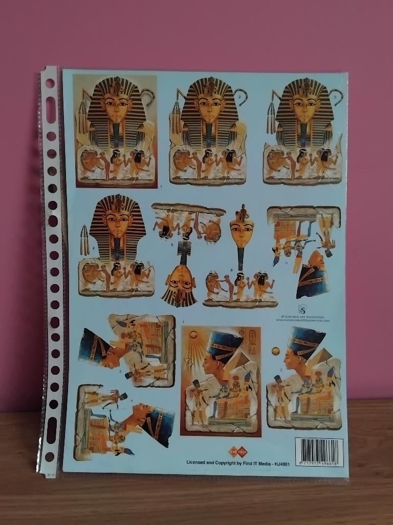 10 vellen 3D knipvellen Mix (Bloemen, Geboorte etc.) – €1!, Ophalen, Zo goed als nieuw, Disney