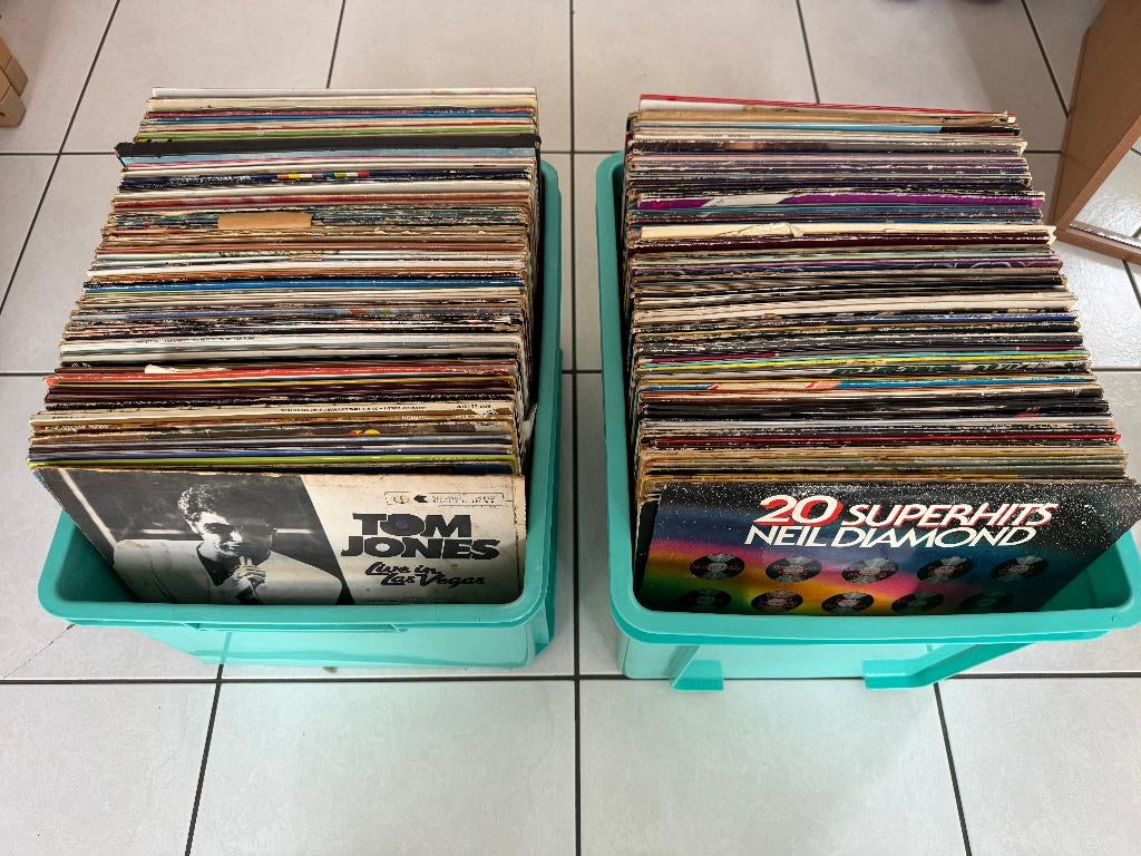 Vinyl collectie 270 platen – LP’s & singles, Ophalen, Gebruikt