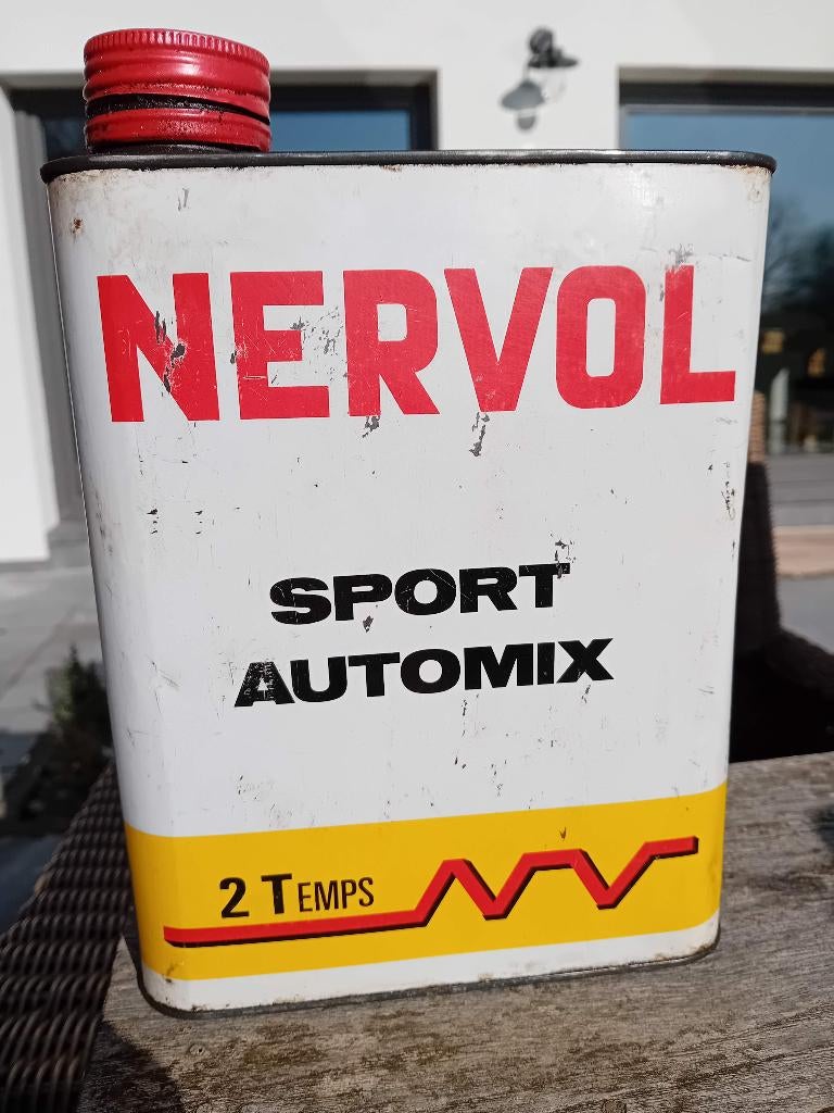Bidon d'huile vintage NERVOL sport automix, Collections, Enlèvement ou Envoi, Utilisé