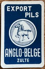 Carte à jouer ancienne EXPORT PILS/ANGLO-BELGE/ZULTE, Collections, Enlèvement ou Envoi, Comme neuf, Carte(s) à jouer