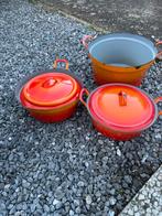 Emaille oude potten, Ophalen of Verzenden, Gebruikt