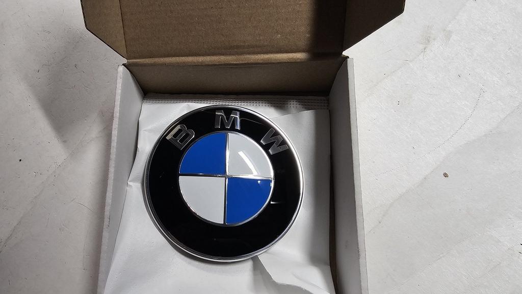 BMW embleem achterklep logo zwart blauw wit chrome nieuw BMW, -, Nieuw, Ophalen of Verzenden, -