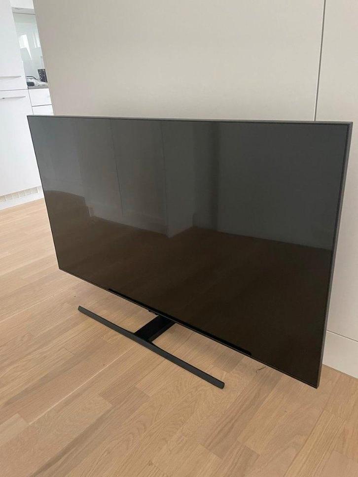 Samsung QLed 4K 55 pouces 140 cm, noir, TV, Hi-fi & Vidéo, Télévisions, Comme neuf, QLED, 100 cm ou plus, 4k (UHD), Samsung, 100 Hz