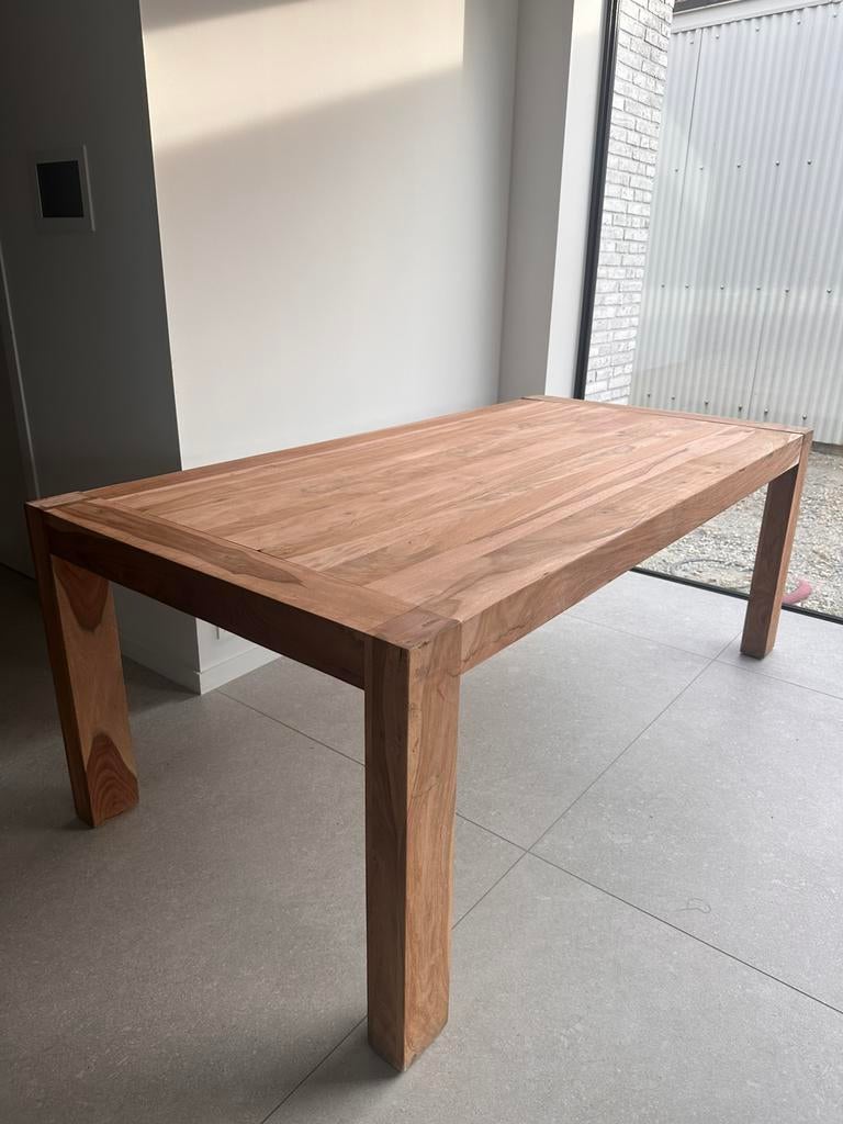 Eettafel, Huis en Inrichting, Ophalen, 100 tot 150 cm, Zo goed als nieuw, Vijf personen of meer