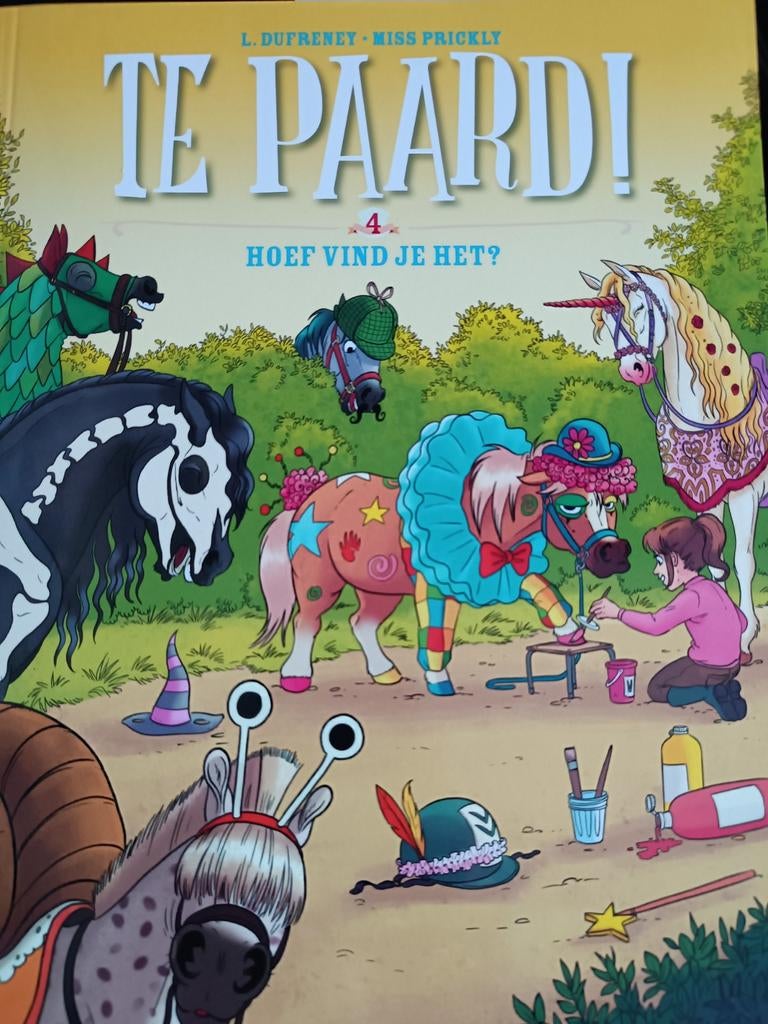 Miss Prickly - Te paard! Enkel afhalen, Ophalen, Eén stripboek, Nieuw, Miss Prickly; Laurent Dufreney