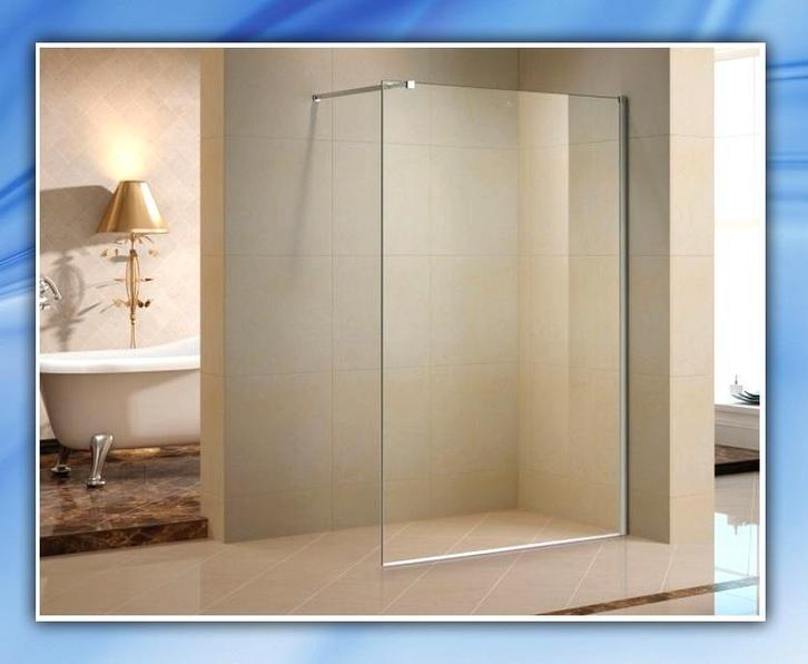 PROMO : Paroi Douche Italienne 120cm Complète Chrome - NEUF, Bricolage & Construction, Sanitaire, Neuf, Douche, Chrome, Verre