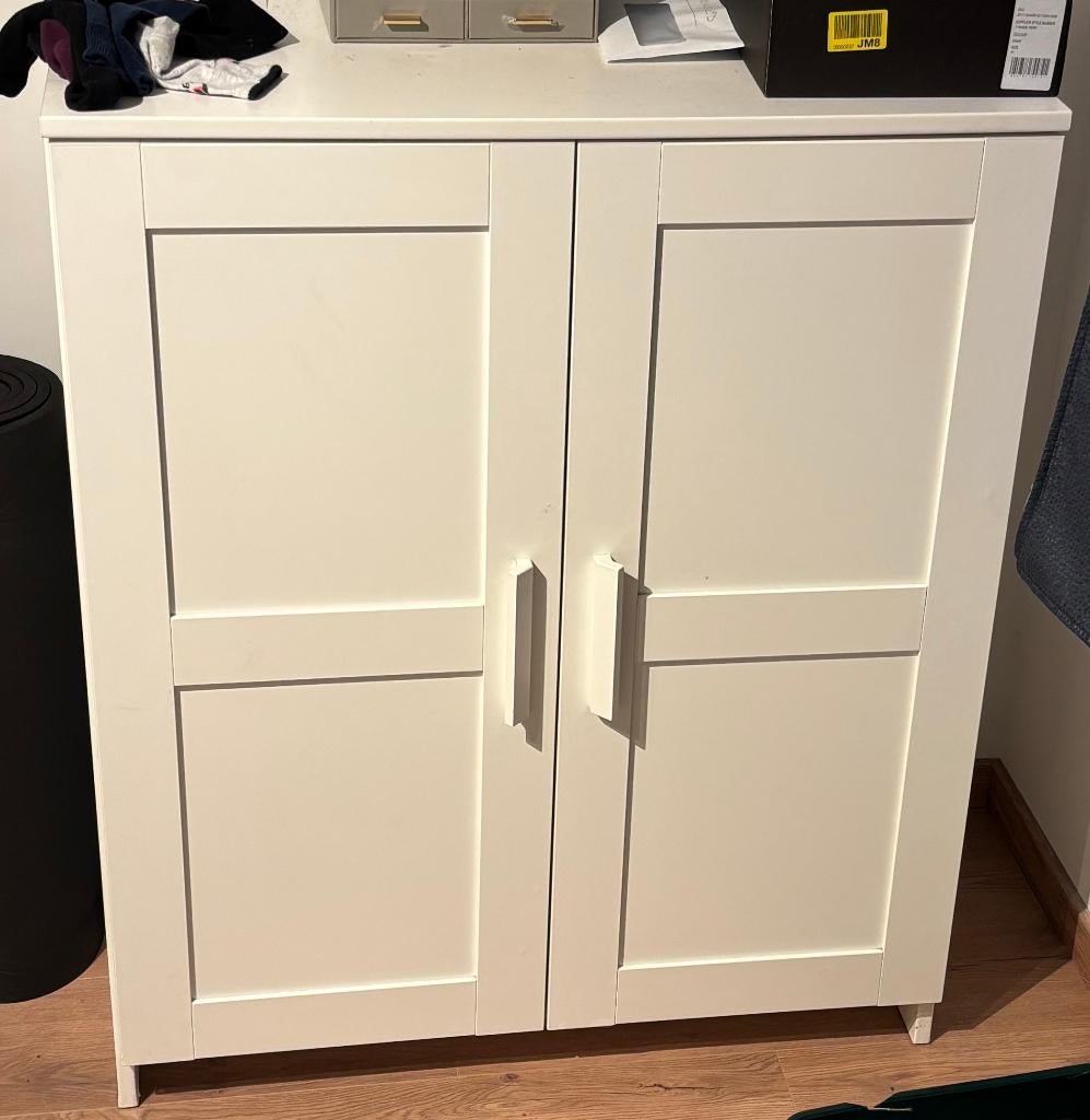 Commode Blanche - Ikea, Maison & Meubles, Armoires | Commodes, Utilisé, Moins de 100 cm, 50 à 100 cm, 25 à 50 cm, Autres matériaux