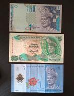 Maleisië 3 bankbiljetten, Timbres & Monnaies, Billets de banque | Asie, Enlèvement ou Envoi