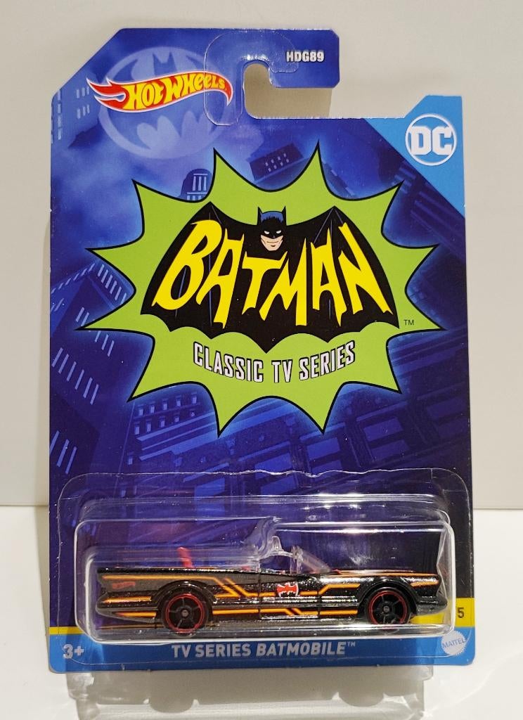 Hot Wheels Batman TV Series Batmobile Zwart Oranje (2021), Enlèvement ou Envoi