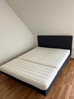 Lit 2 places, Maison & Meubles, Chambre à coucher | Lits, Tissu, Autres couleurs, 140 cm, Enlèvement