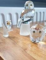 3 hiboux en cristal, Collections, Enlèvement ou Envoi