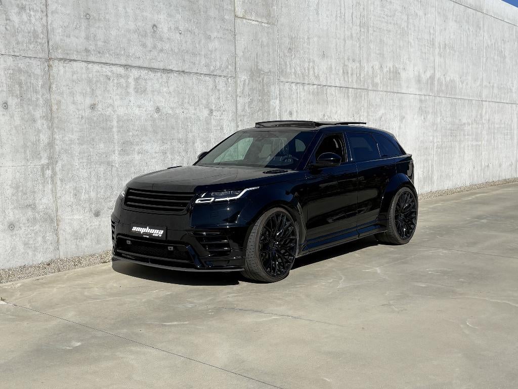 Range Rover Velar R-dynamic S  One of a kind Lumma bodykit, Auto's, Automaat, 4 cilinders, Zwart, Leder