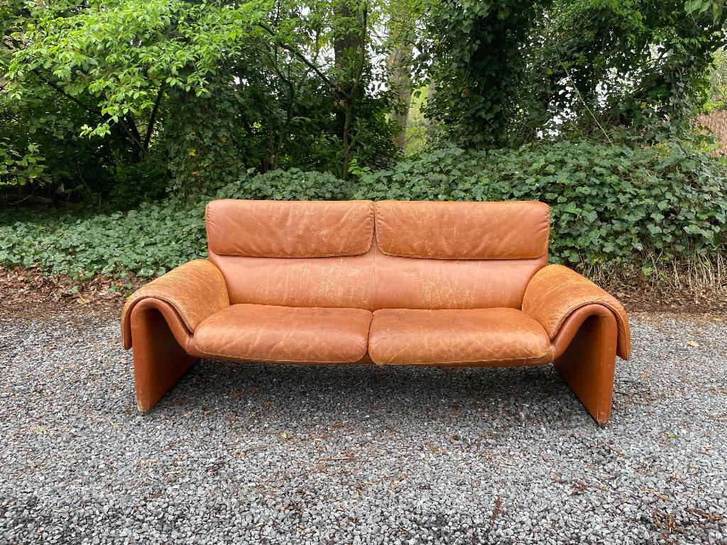 De sede model ds 2011 zetel, Maison & Meubles, Canapés | Salons, Utilisé, Banc droit, Trois personnes, 200 à 250 cm, 75 à 100 cm