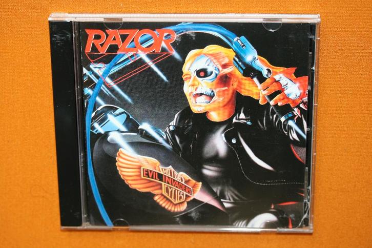 cd Razor – Evil Invaders, CD & DVD, CD | Hardrock & Metal, Utilisé, Enlèvement ou Envoi