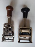 Vintage metalen stempels., Antiek en Kunst, Ophalen of Verzenden