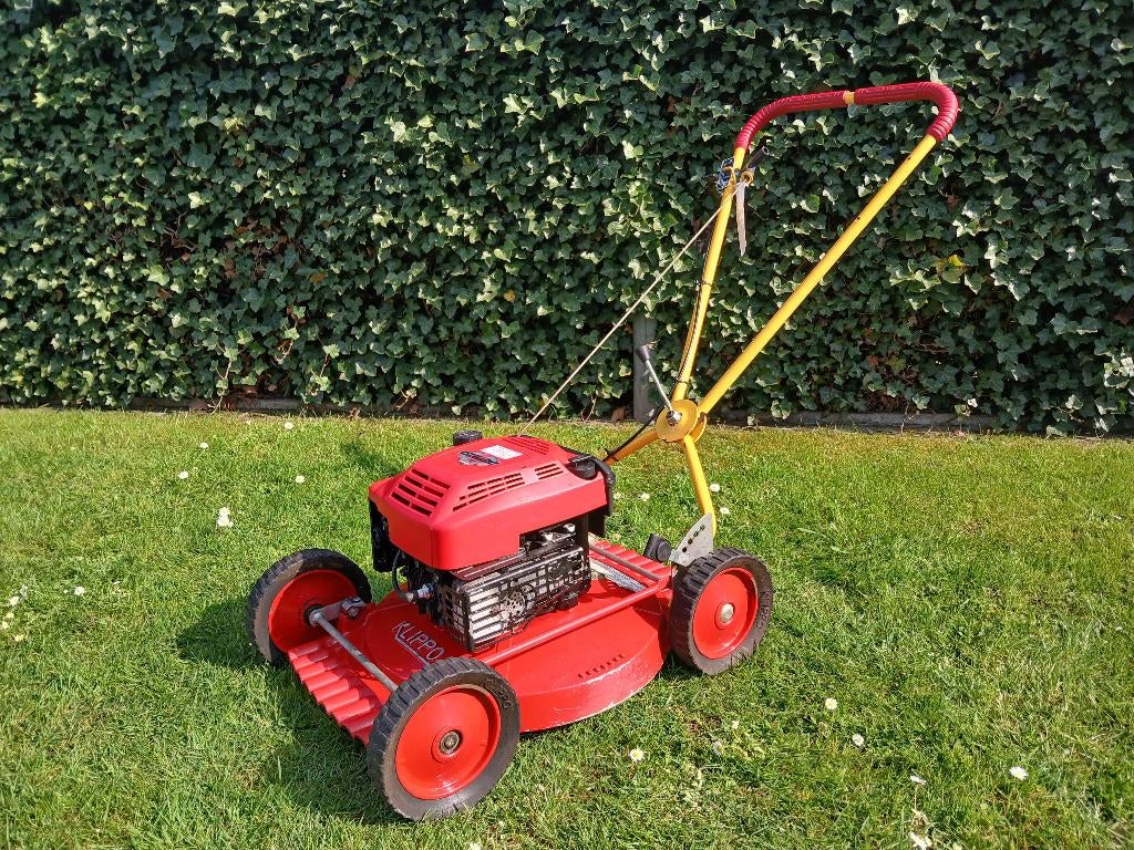 Mucher grasmaaier, Jardin & Terrasse, Tondeuses à gazon, Comme neuf, Tondeuses à gazon à essence, Tondeuse rotative, Enlèvement