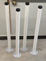 4 Witte tafelpoten IKEA (Adils), Ophalen, Tafelpoot, Minder dan 50 cm, 50 tot 100 cm