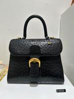 Delvaux Brillant MM Struisvogelleer, Bijoux, Sacs & Beauté, Sacs | Sacs de voyage & Petits Sacs de voyage, Enlèvement, Utilisé