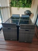 Meuble jardin en résine, Enlèvement, Comme neuf, Carré, Autres matériaux