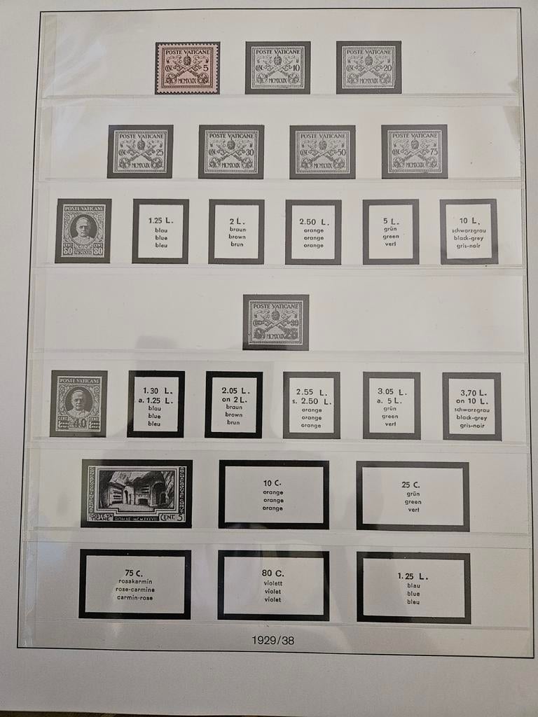 Vaticaanstad album van begin tot 1962, Postzegels en Munten, Verzenden