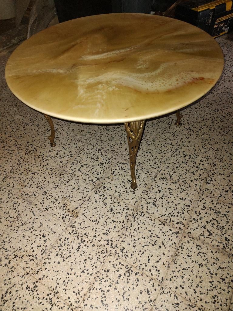 table basse, Maison & Meubles, Enlèvement, Utilisé, Rond, Synthétique