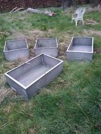 Inox industriële zeefbakken (4 stuks), Enlèvement, Utilisé