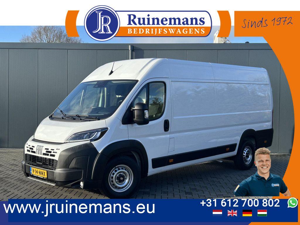 Fiat Ducato 3.5T 2.2 MJ MAXI 180 PK EAT8 AUTOMAAT / L4H2 / N, Auto's, Automaat, Parkeersensor, Wit, Diesel