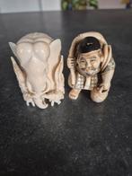 2 beeldjes ( ivoor), Enlèvement ou Envoi