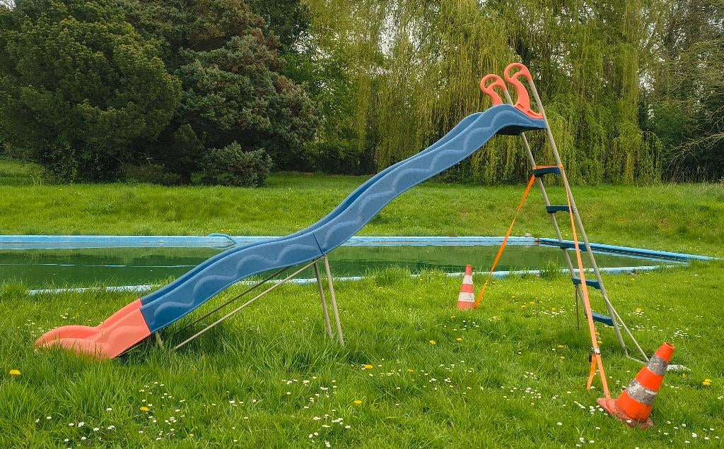 Toboggan 3,80 m Aleo by Trigano, Enfants & Bébés, Enlèvement, Utilisé, Toboggan