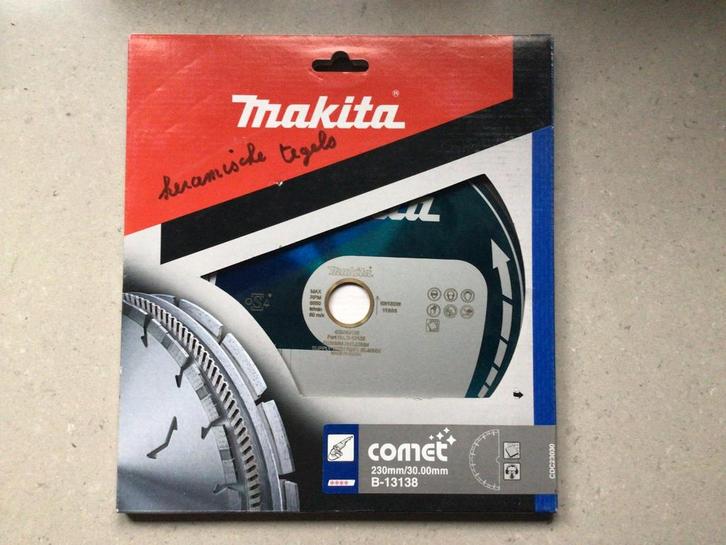 Disque diamanté MAKITA à bande complète COMET, Bricolage & Construction, Outillage | Meuleuses, Neuf, Enlèvement