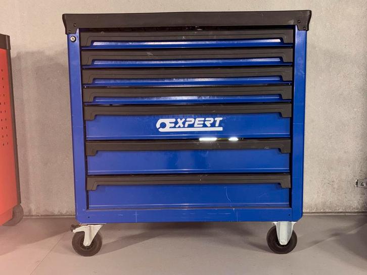 Expert by facom gereedschapswagen gevuld, Bricolage & Construction, Boîtes à outils, Comme neuf, Remplie, Enlèvement