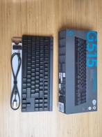 Clavier de jeu Logitech G515 TKL Lightspeed Azerty, noir, Clavier gamer, Enlèvement ou Envoi, Logitech, Azerty