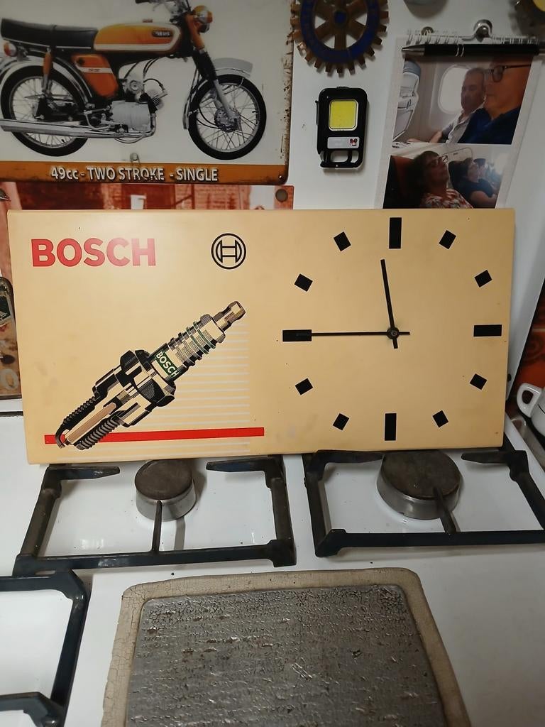 Bosch reclamebord, Collections, Marques & Objets publicitaires, Enlèvement, Panneau publicitaire