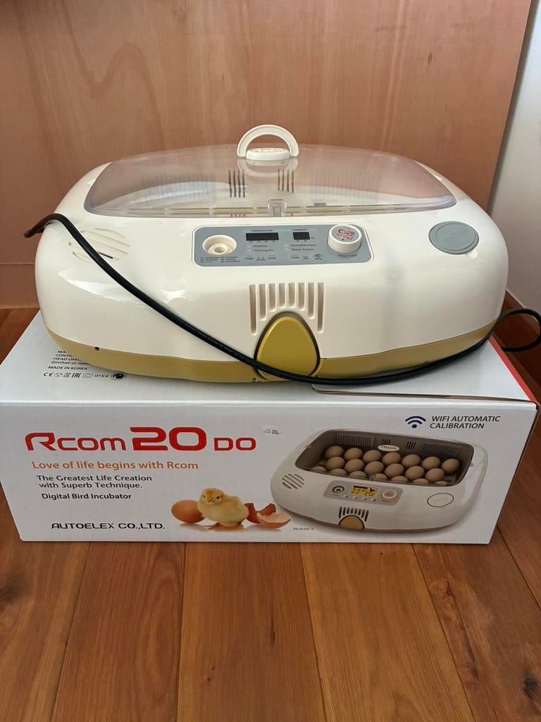 Rcom do 20 broedmachine, Animaux & Accessoires, Volatiles | Accessoires, Enlèvement ou Envoi, Couveuse
