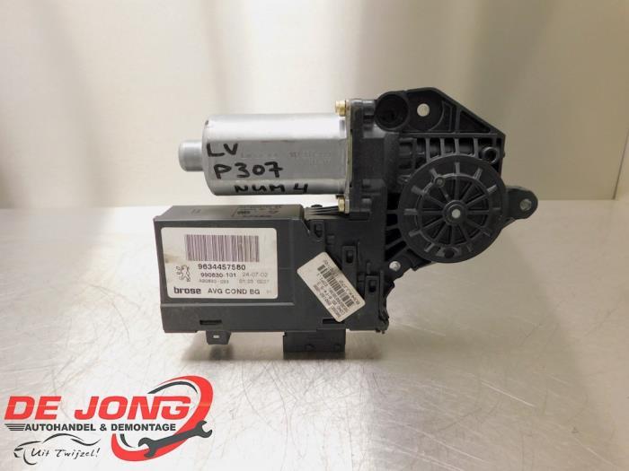 Moteur de vitre portière d'un Peugeot 307, -, 3 mois de garantie, Utilisé, -