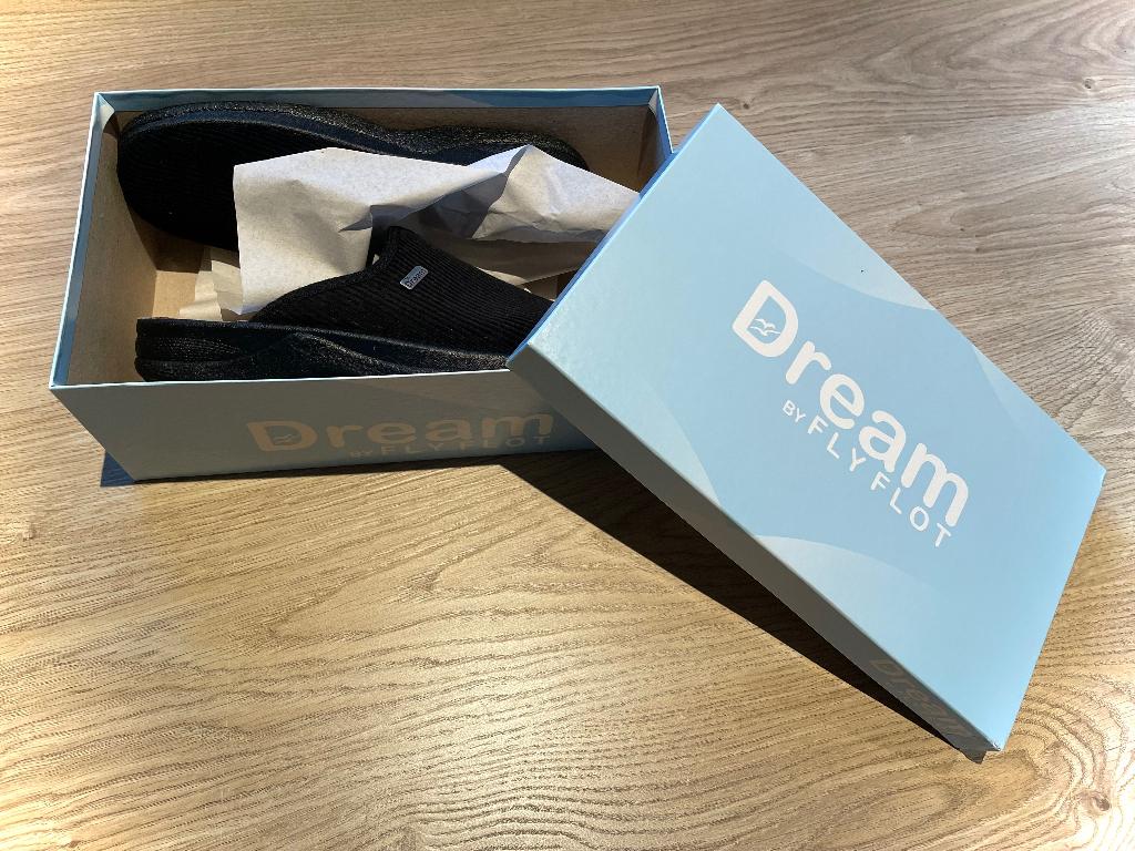 Dream FlyFlot pantoffels - maat 42 - NIEUW !, DREAM by FLY PLOT, Zwart, Overige typen, Nieuw