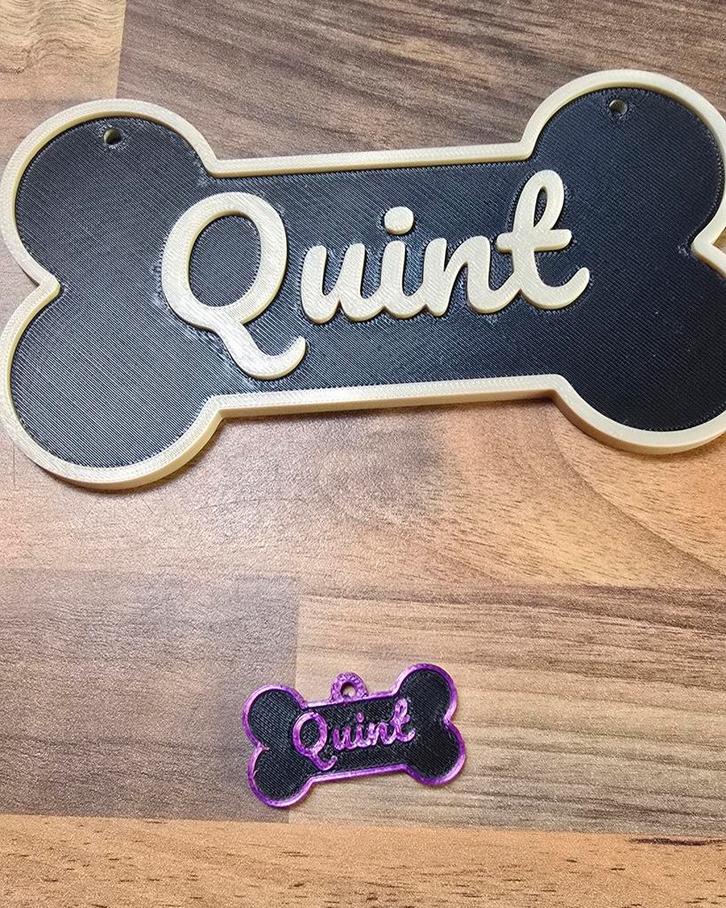 Naamplaatjes met 3 D printer, Dieren en Toebehoren, Hondenhalsbanden en Penningen, Ophalen