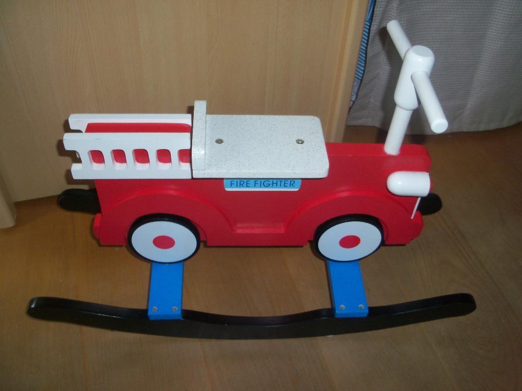 Brandweerschommel, Ophalen, Zo goed als nieuw, Rij- of Hobbelspeelgoed