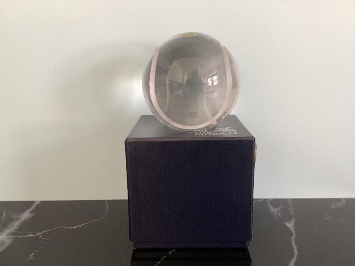 Presse-papier Val Saint Lambert Tennis. VSL003/EA., Antiquités & Art, Antiquités | Verre & Cristal, Enlèvement