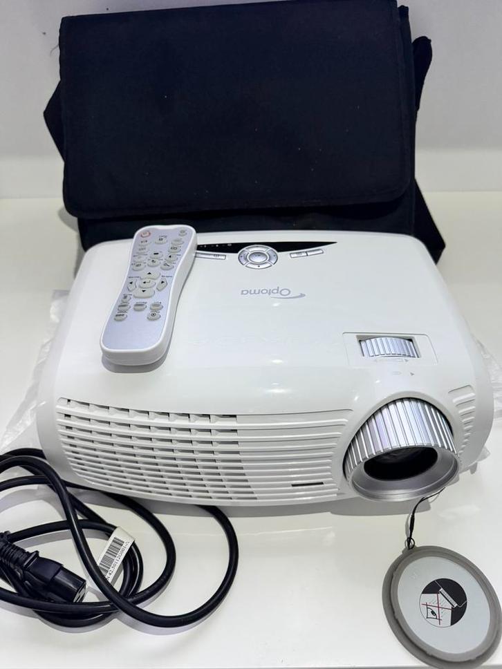 Vidéo projecteur Optoma Blanc, TV, Hi-fi & Vidéo, Projecteurs vidéo, Utilisé, DLP, Full HD (1080), Enlèvement